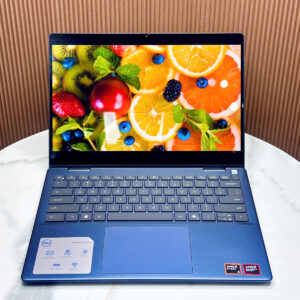 [New 100%] Dell Inspiron 2in1 7445 Midnight Blue|  AMD Ryzen 5-8640HS| 8GB RAM| 512GB SSD PCIe| 14"FHD Cảm ứng xoay gập 360| Nhôm Xám