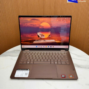 HP OmniBook X Flip Laptop 14-kc0013dx| AMD Ryzen AI 5 430| 16GB RAM| 512GB SSD NVMe| AMD Radeon 840M Graphics| Màn hình 14” FHD+ Cảm Ứng Xoay Gập 360| Deep Espresso (Màu Nâu Cà Phê Đậm)